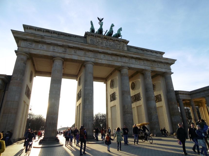 Puerta de Brandenburgo en Berlin