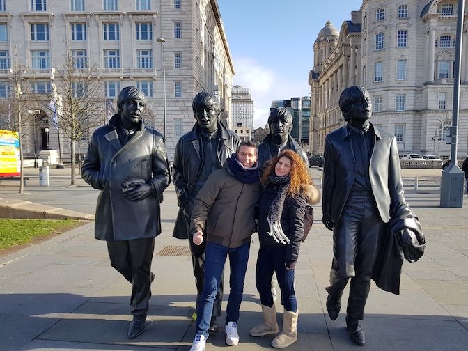 Estatua The Beatles
