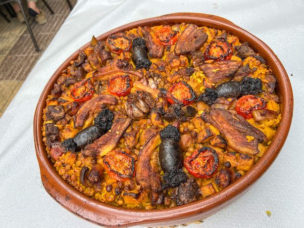 Arroz al horno. Anabmon